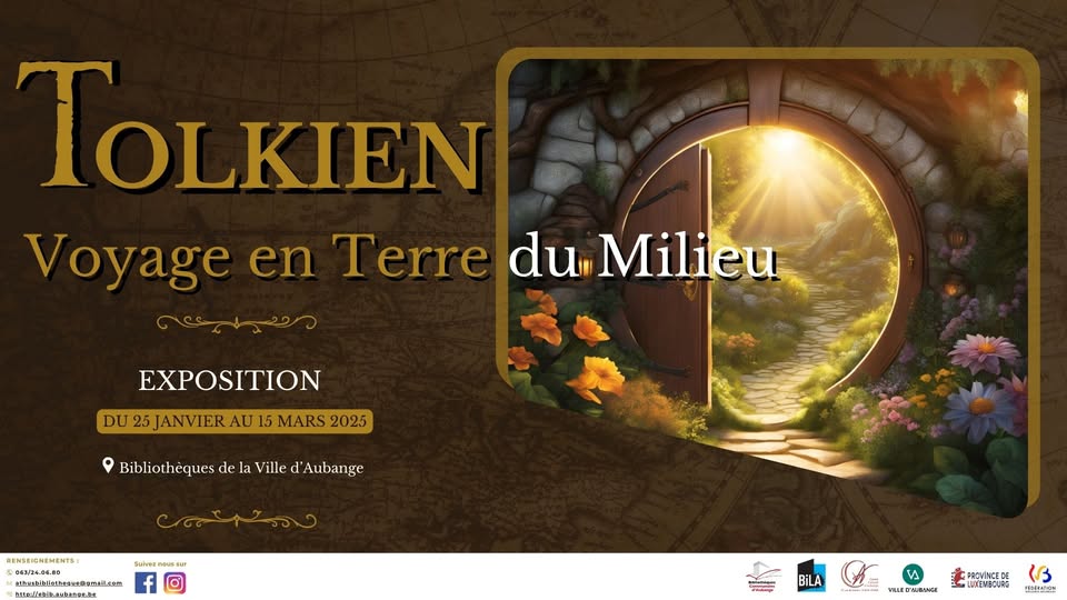 Expo à la bibliothèque d'Athus | Tolkien, voyage en Terre du Milieu