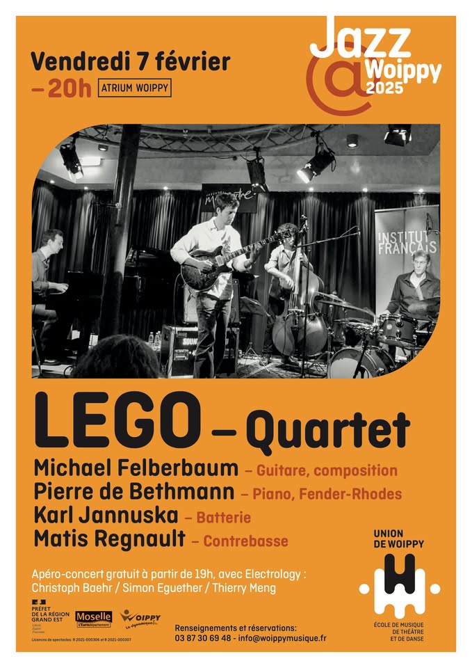 Jazz@Woippy - Lego Quartet - Michael Felberbaum / Pierre de Bethmann / Karl Jannuska / Mathis Regnau