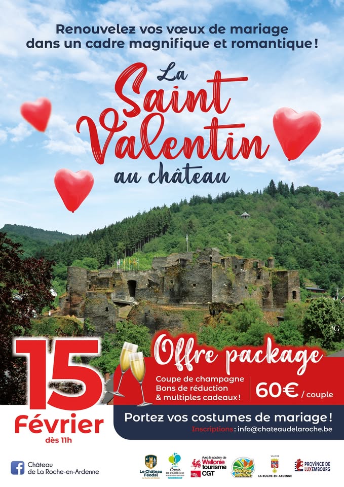 Valentine's Day at Château de La Roche-en-Ardenne