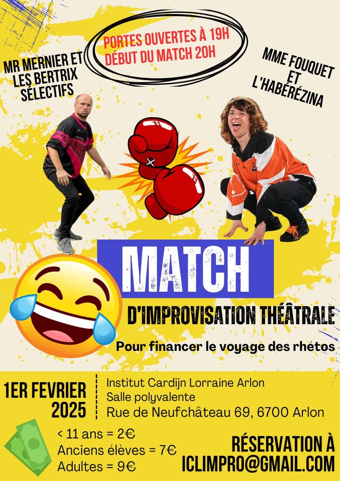 Match d'improvisation - ICL Arlon