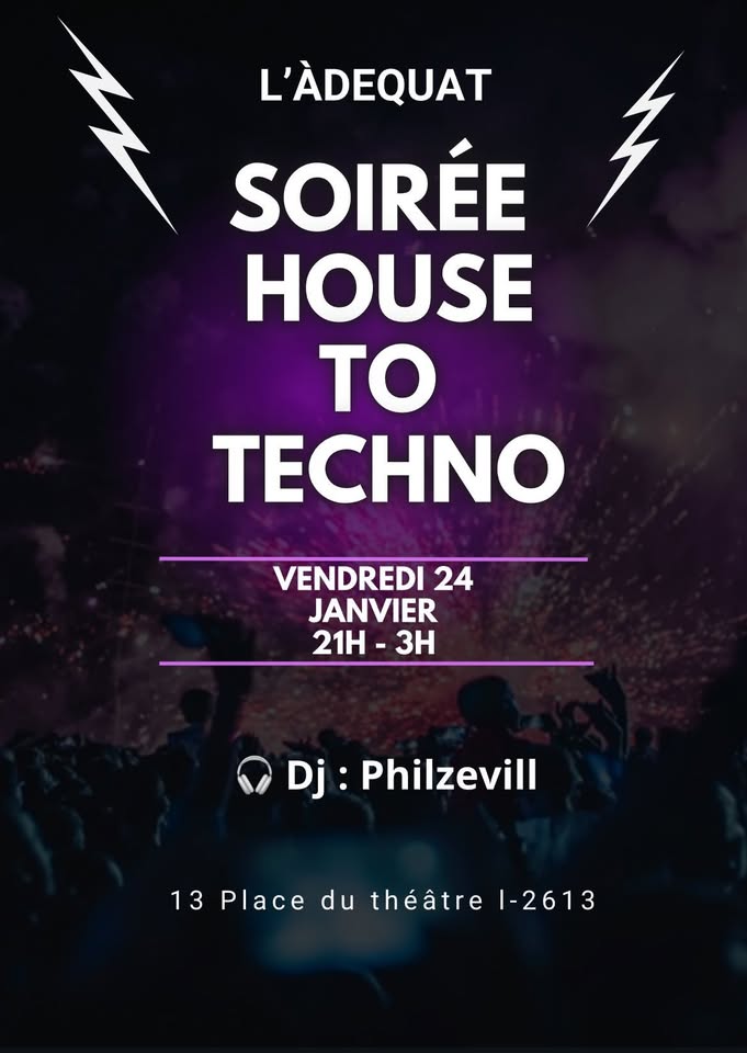 House To Techno Night