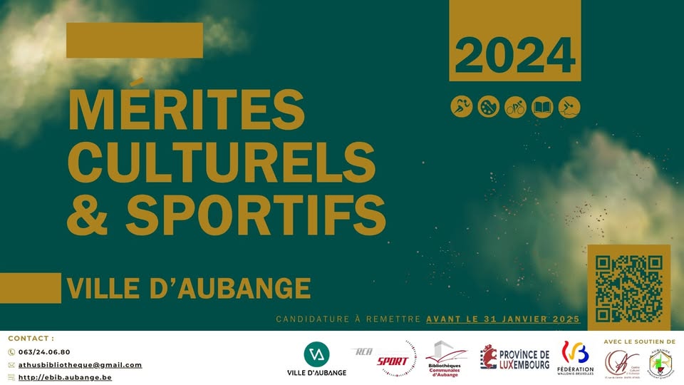 Mérites culturels et sportifs 2024 de la Ville d'Aubange