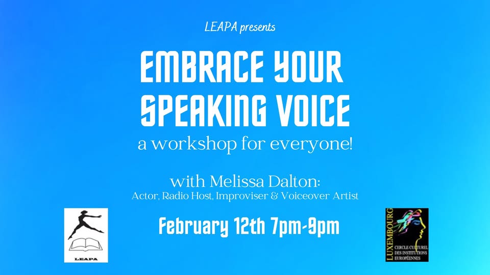 Embrace your Speaking Voice Workshop