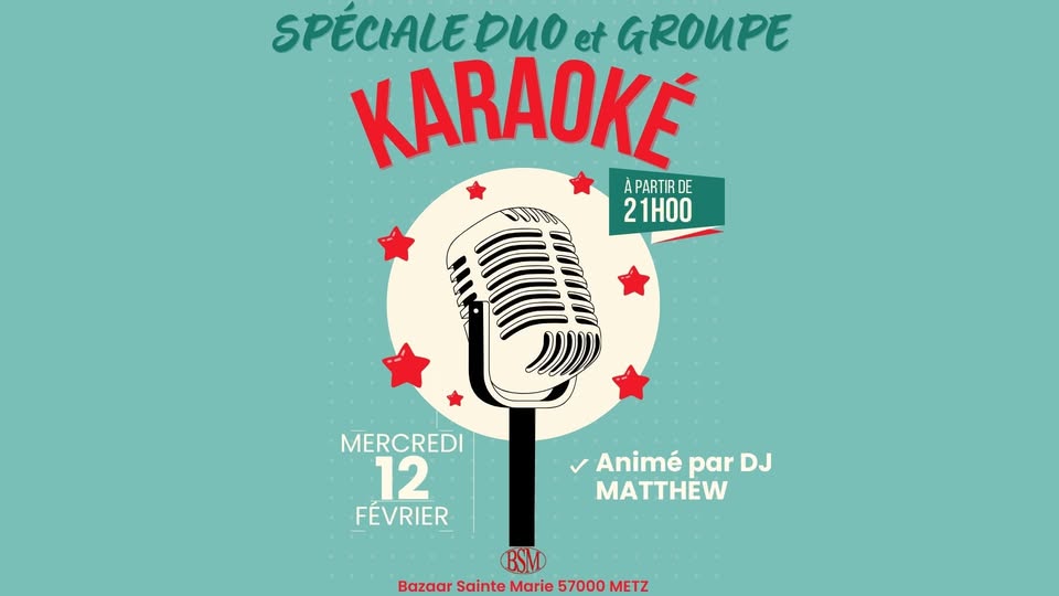 Special Duo and Group Karaoke at BSM