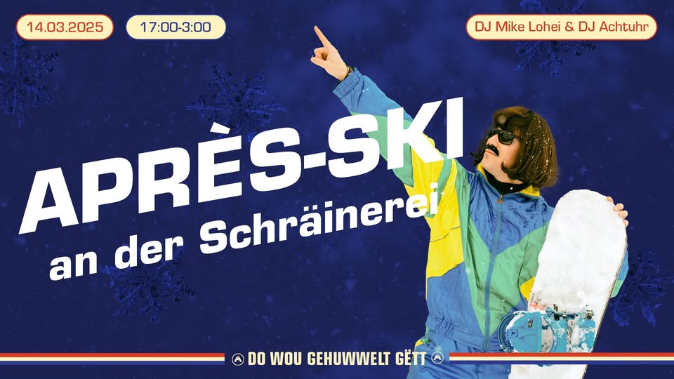 Après-Ski à la Schräänerei avec DJ Mike Lohei & DJ Achtuhr