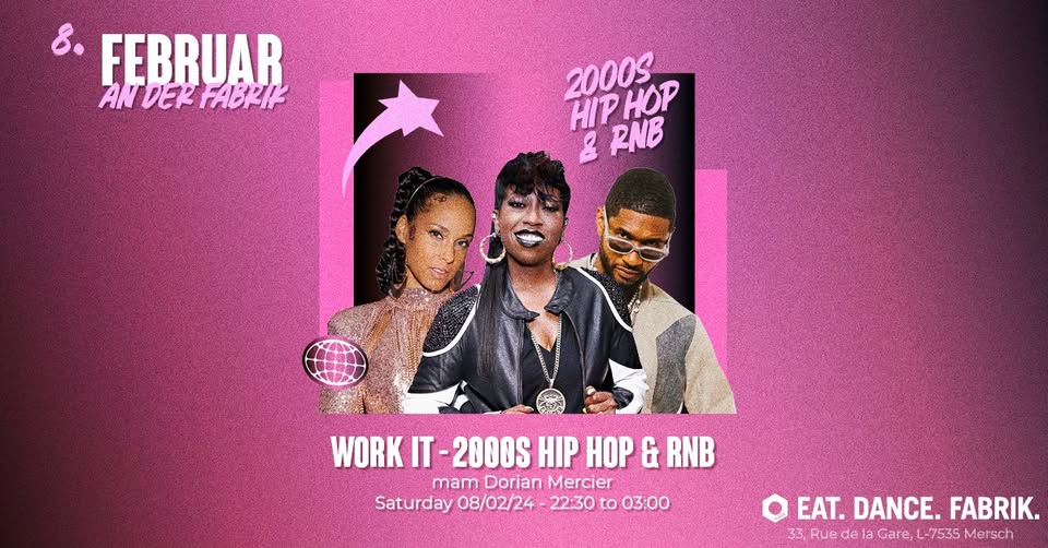 Work It: 2000s Hip Hop & RnB with Dorian Mercier