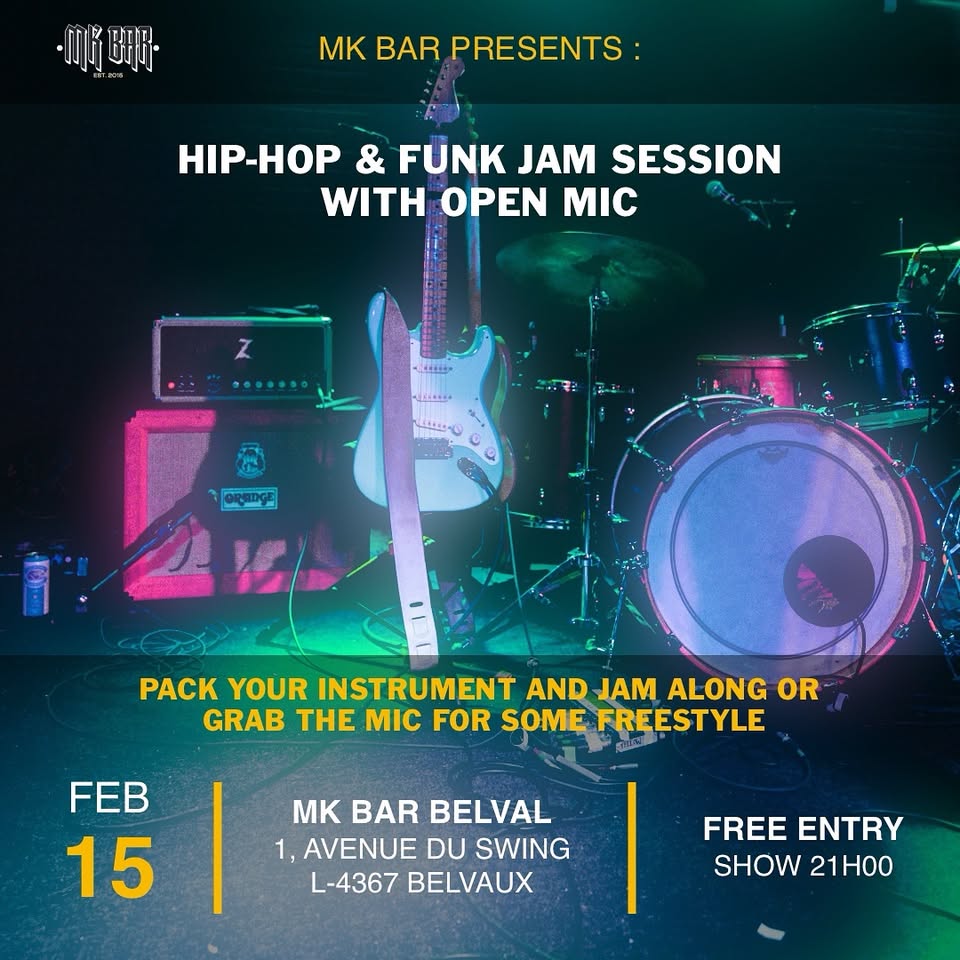 Hip-Hop & Funk Jam Session with Open Mic