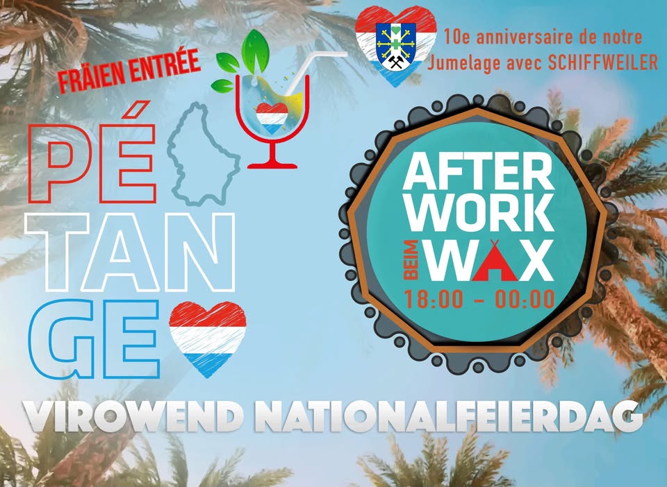 Afterwork beim WaxviroWend Nationalfeierdag