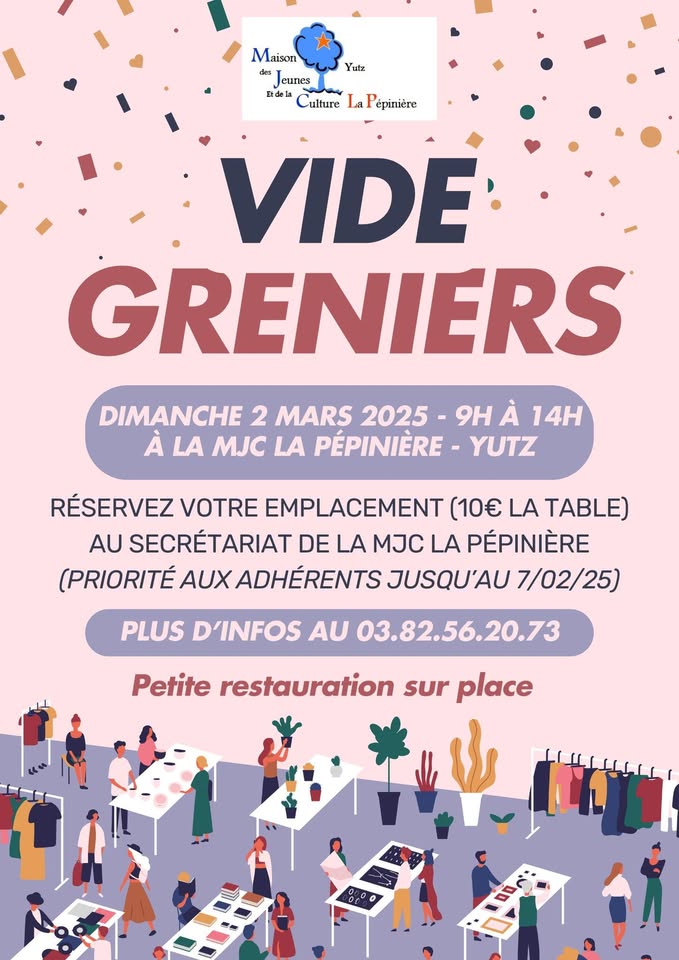 Vide greniers de la MJC