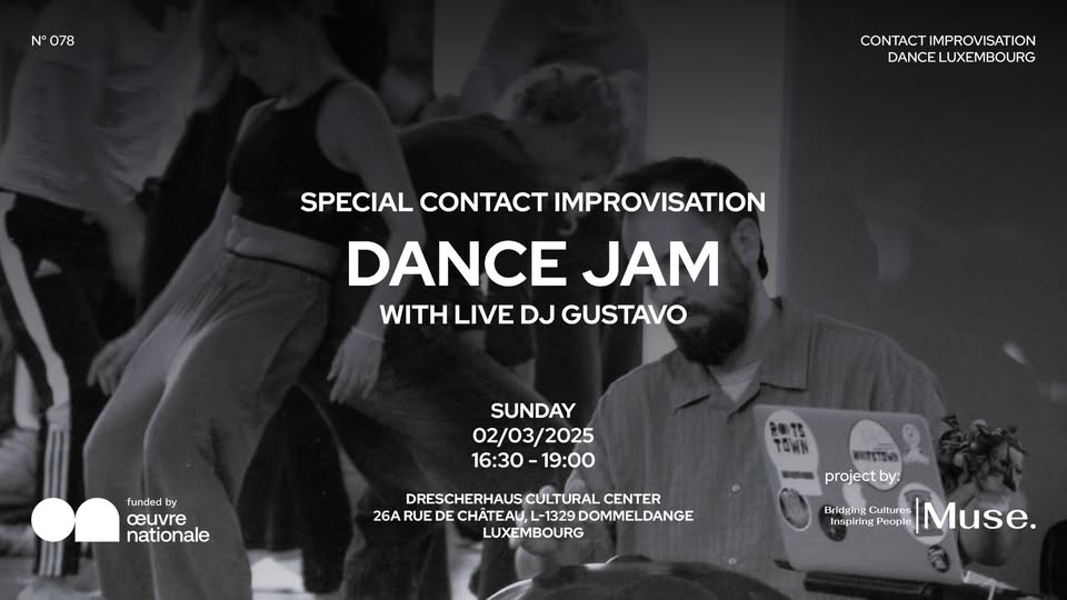 Contact Improvisation Dance Jam spécial avec DJ LIVE GUSTAVO