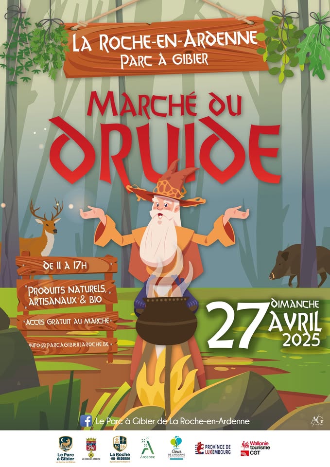 Marché du druide au parc à gibier