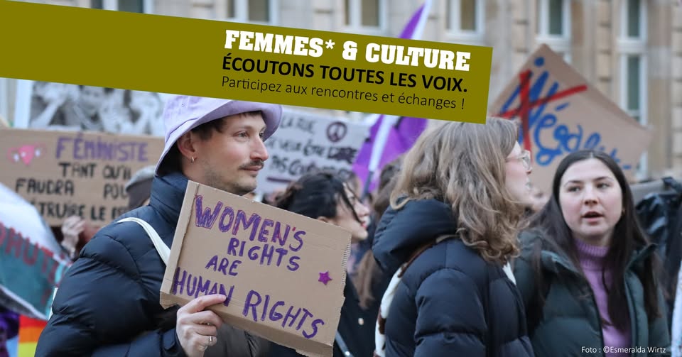 Tout·es ensemble en bus à la marche féministe - Journée Internationale des Femmes