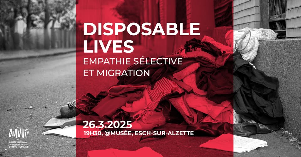 Conférence: Disposable lives: empathie sélective et migration