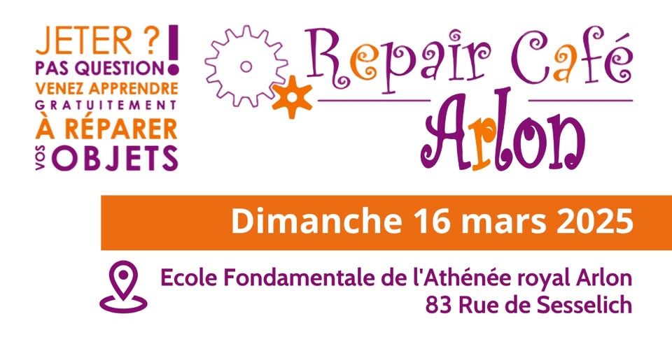 March Repair Café in Arlon