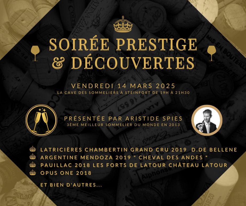 Soirée Dégustation Prestige et Découvertes à Steinfort