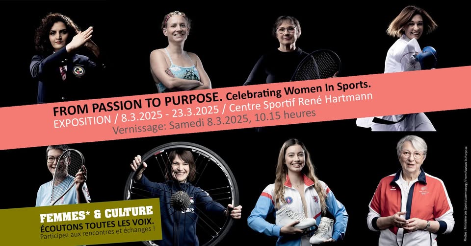 Expo : de la passion à l'action. Célébrons les femmes dans le sport.