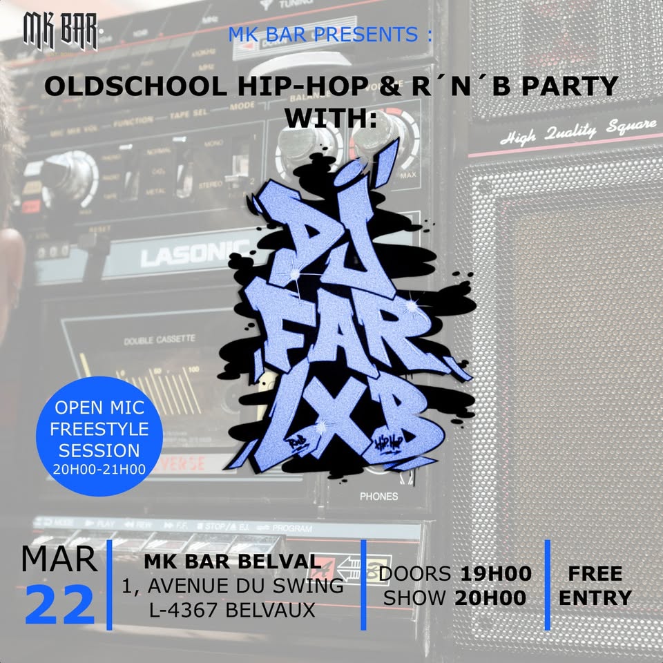 Fête Oldschool Hip-Hop & R'n'B avec DJ Far Lxb