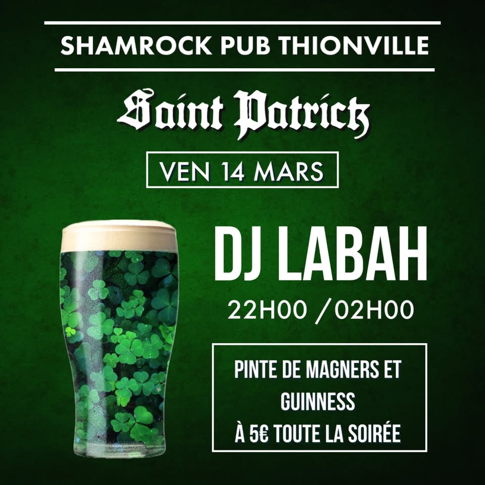 Saint-Patrick: Shamrock Pub Thionville