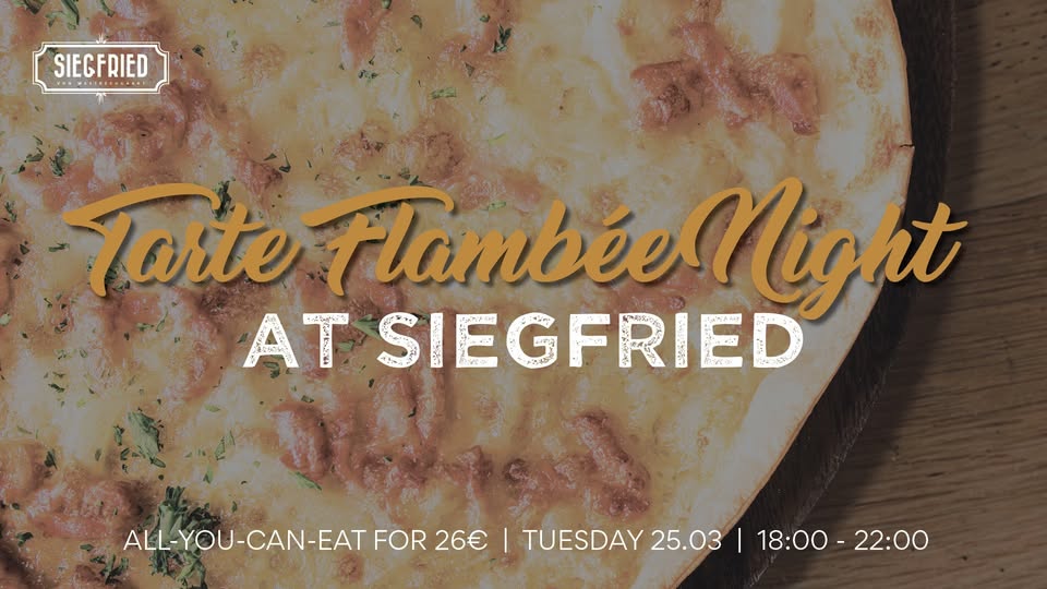 Tarte Flambée Night at Siegfried