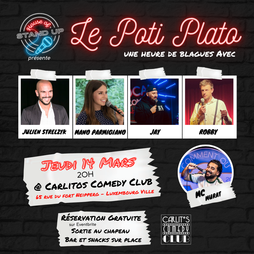 Le Poti Plato - Standup francophone