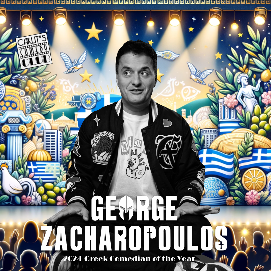 Carlitos Comedy Club - George Zacharopoulos - 2024 Greek Comedian of the  Year | Luxembourg