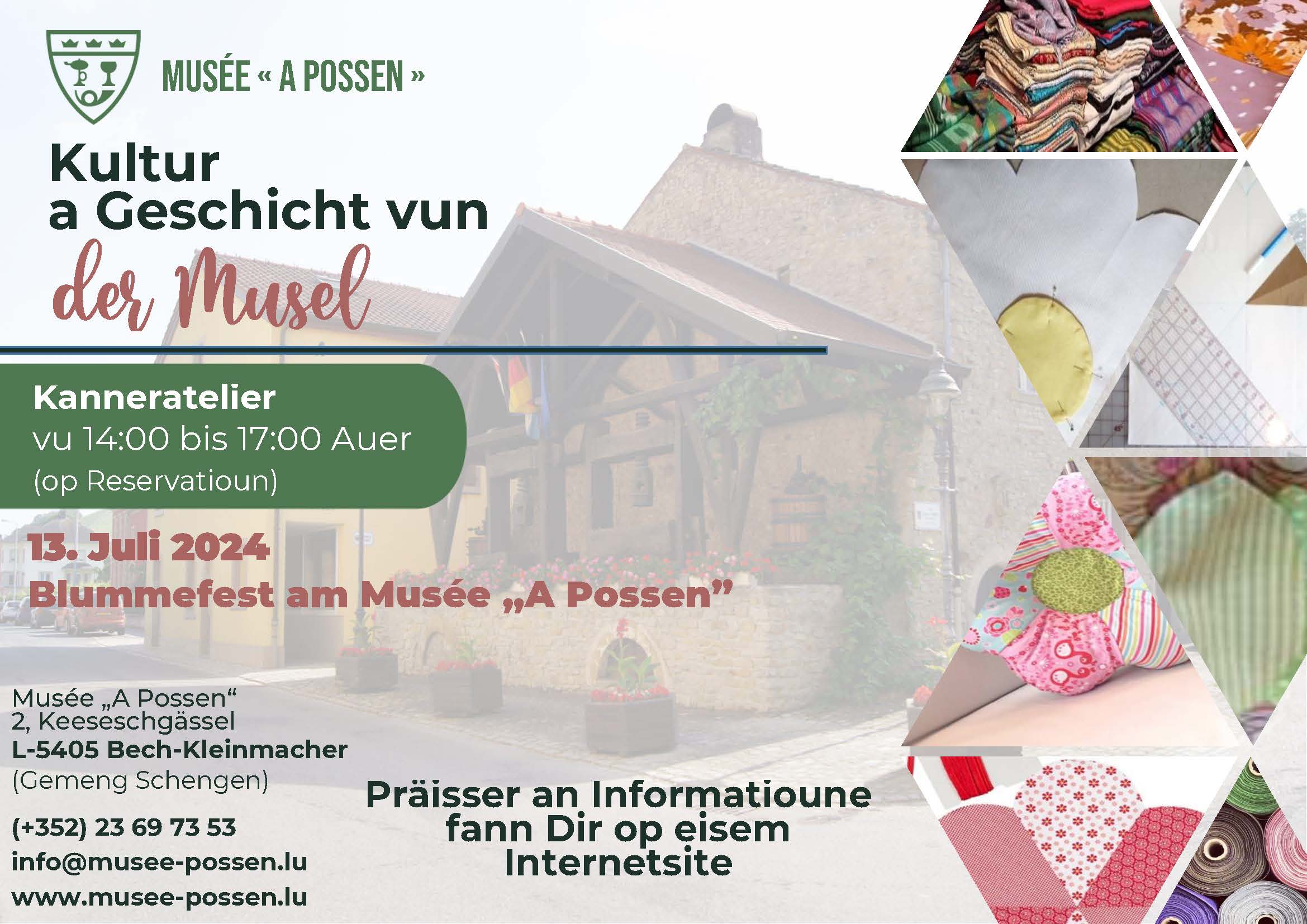 Flower festival at the museum "A Possen"