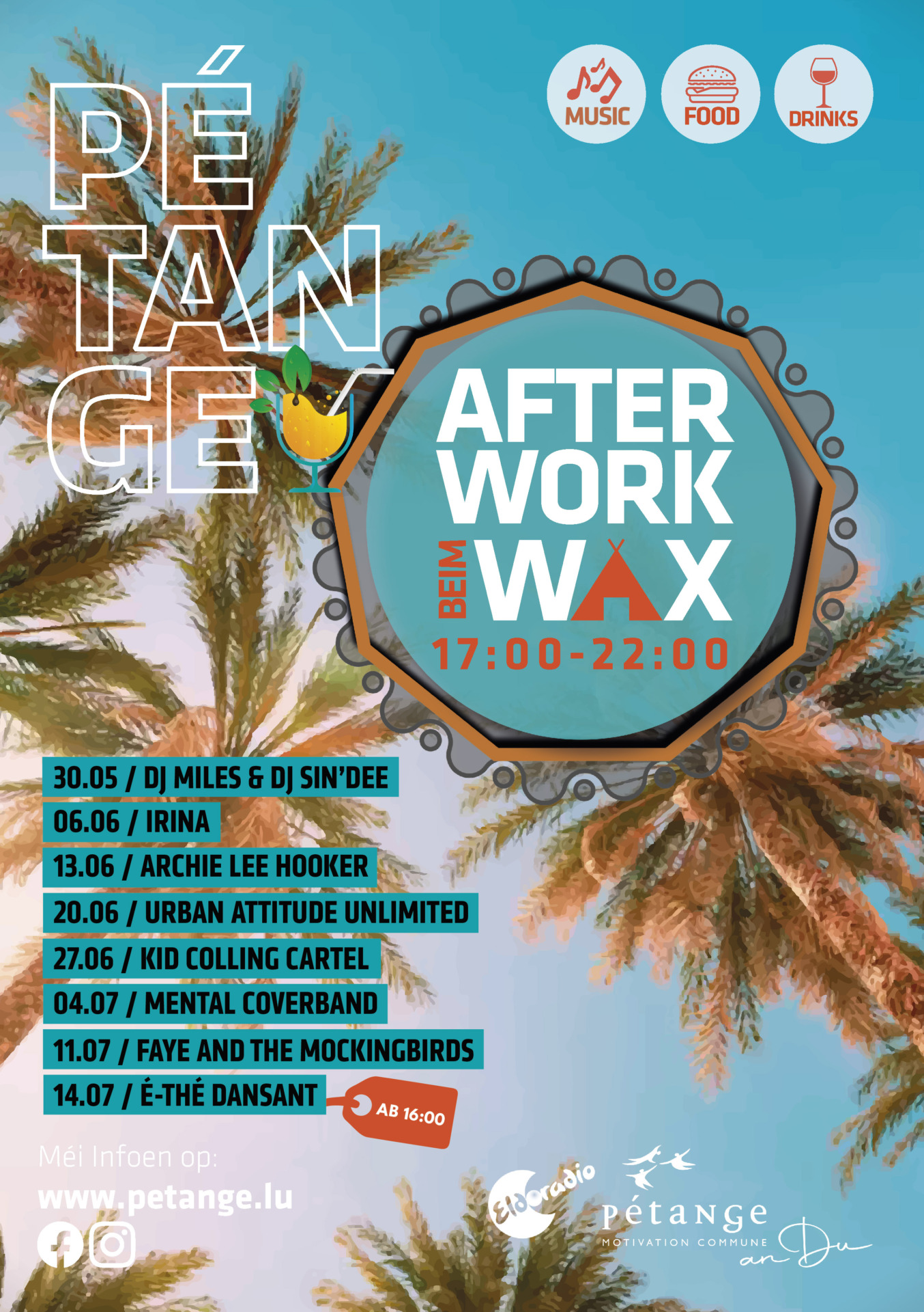 Afterwork beim WAX (é-thé dansant)