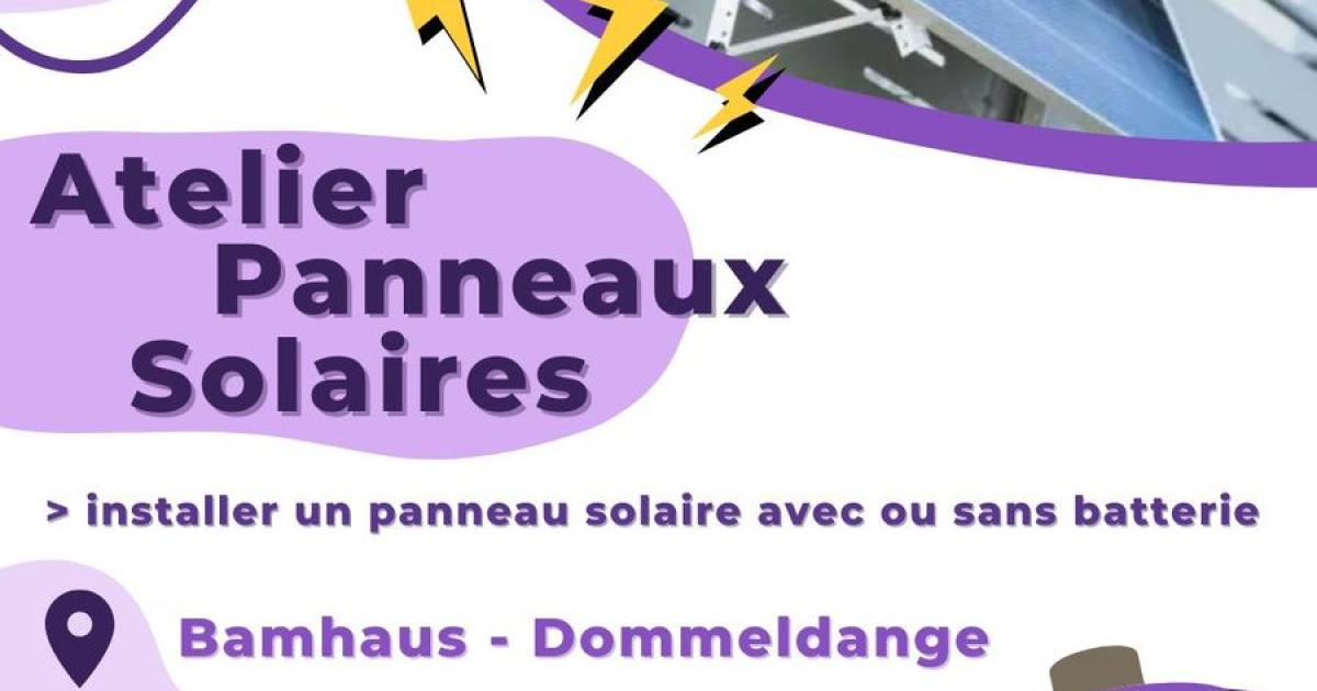 Workshop : installer votre panneau solaire