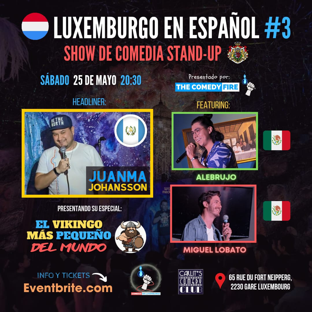 Le Luxembourg en espagnol #3- Un spectacle de stand-up dans votre langue