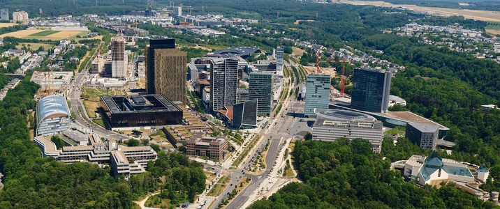 Guided tour of the Kirchberg plateau