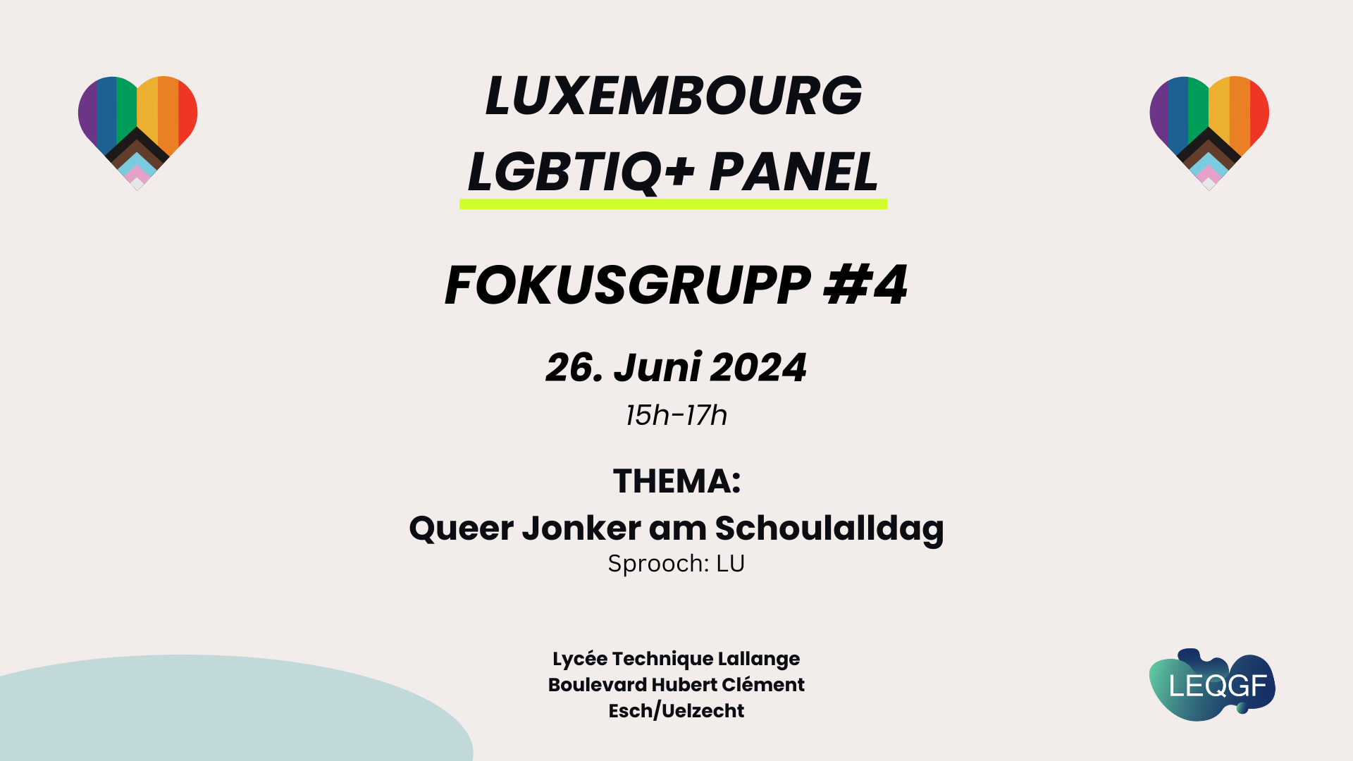 Luxembourg LGBTIQ+ panel