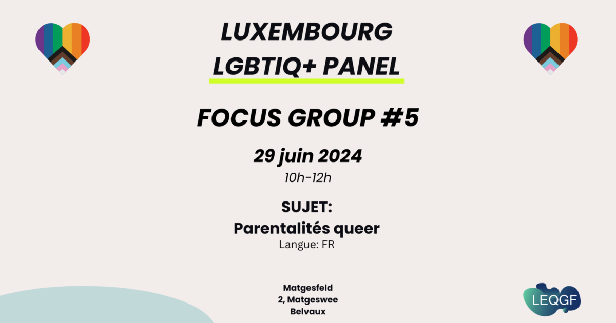 Luxembourg LGBTIQ+ panel