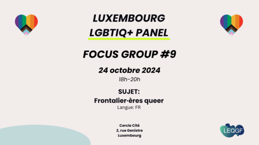 Luxembourg LGBTIQ+ panel