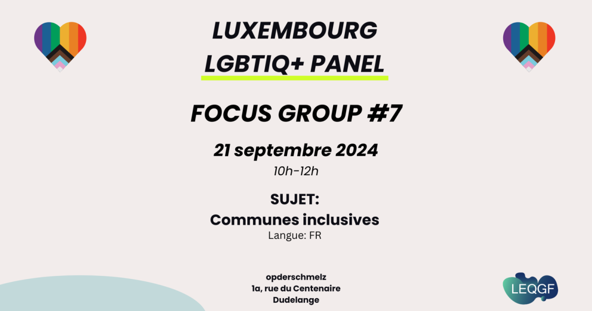 Luxembourg LGBTIQ+ panel