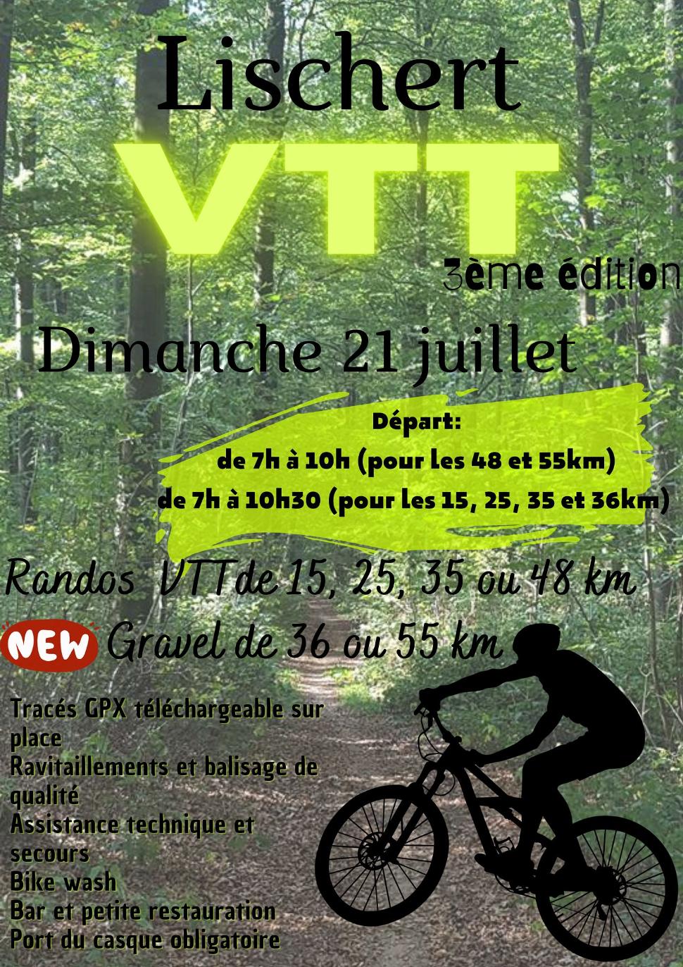 VTT Lischert - 3ème édition