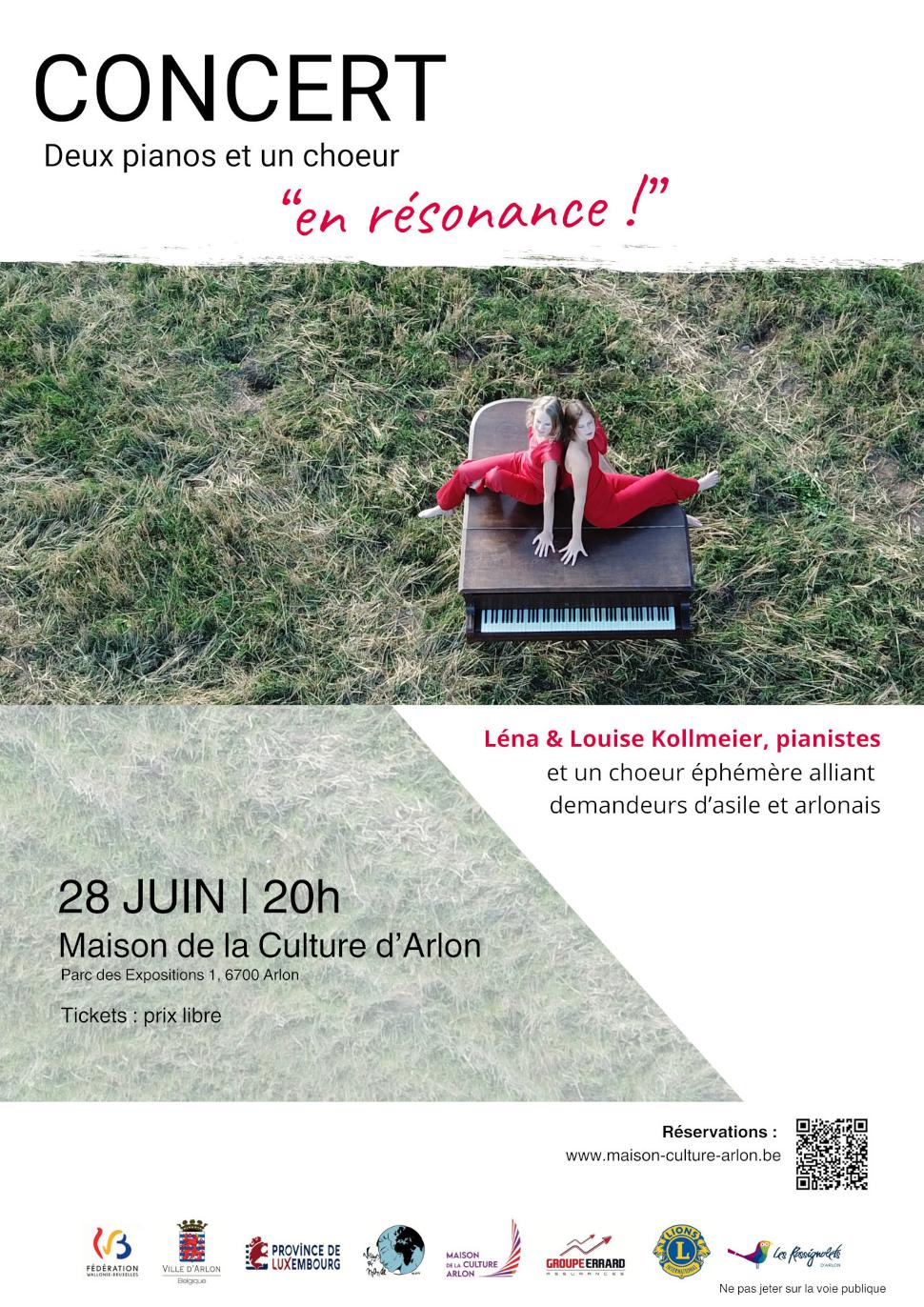 Concert - Deux pianos et un chœur « en résonance ! »