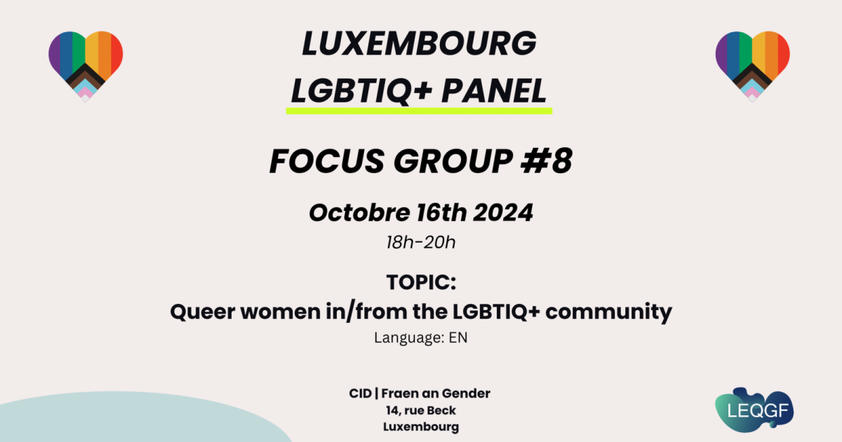 Luxembourg LGBTIQ+ panel