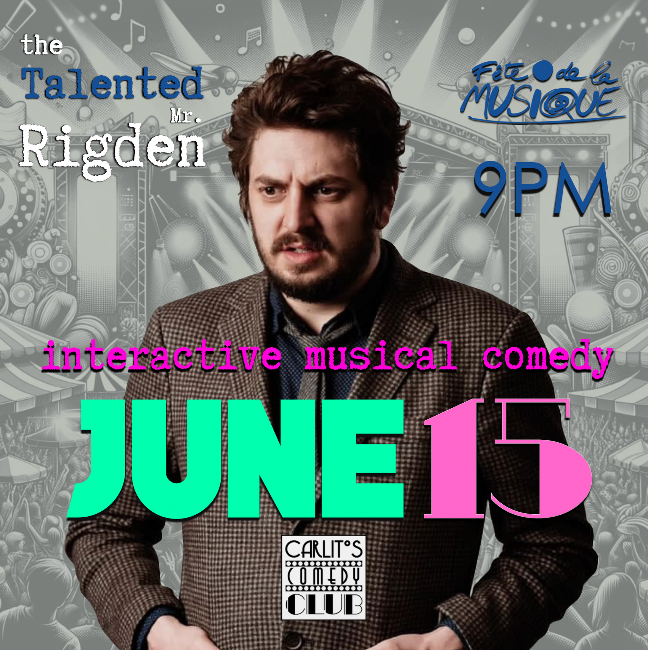 The Talented Mr. Rigden - Interactive Musical comedy