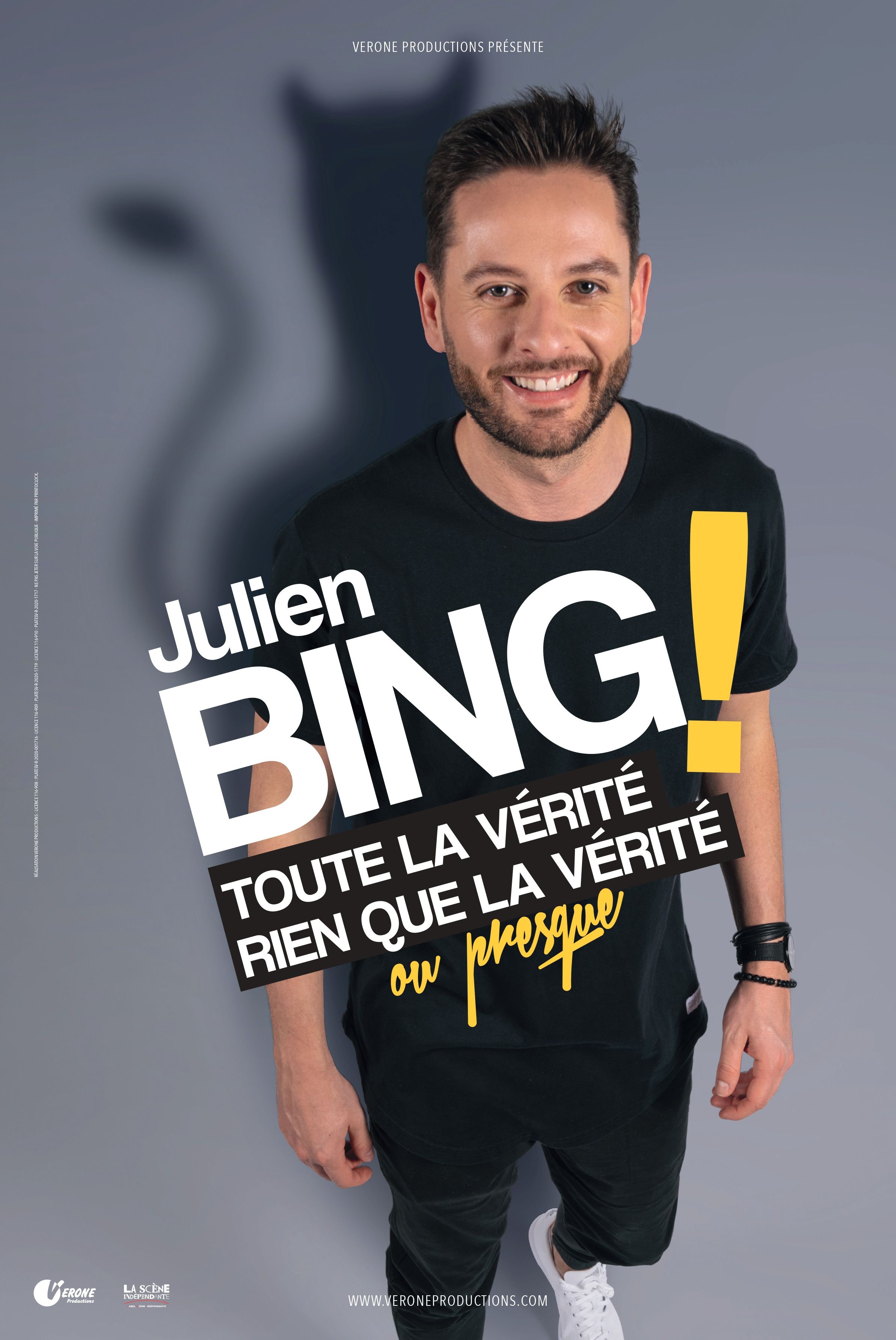 Julien Bing dans "Toute la vérité, rien que la vérité, ou presque"