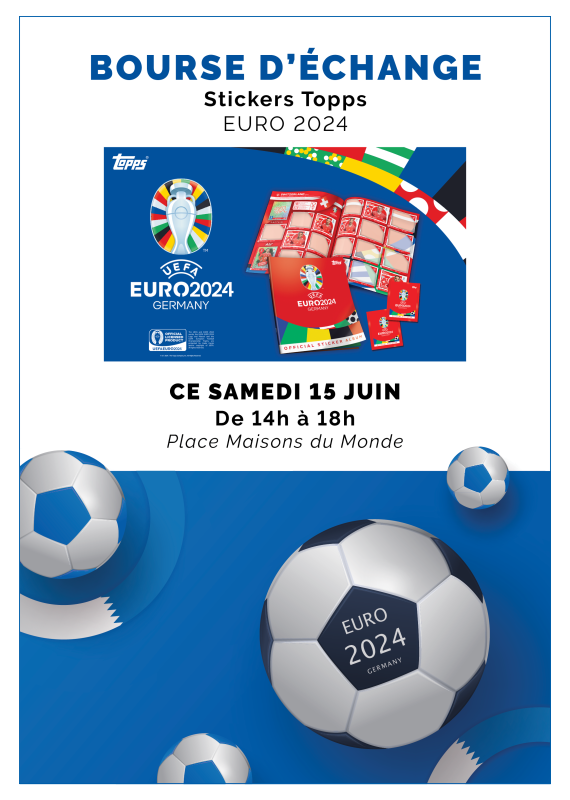 Bourse d'échange stickers Topps EURO 2024