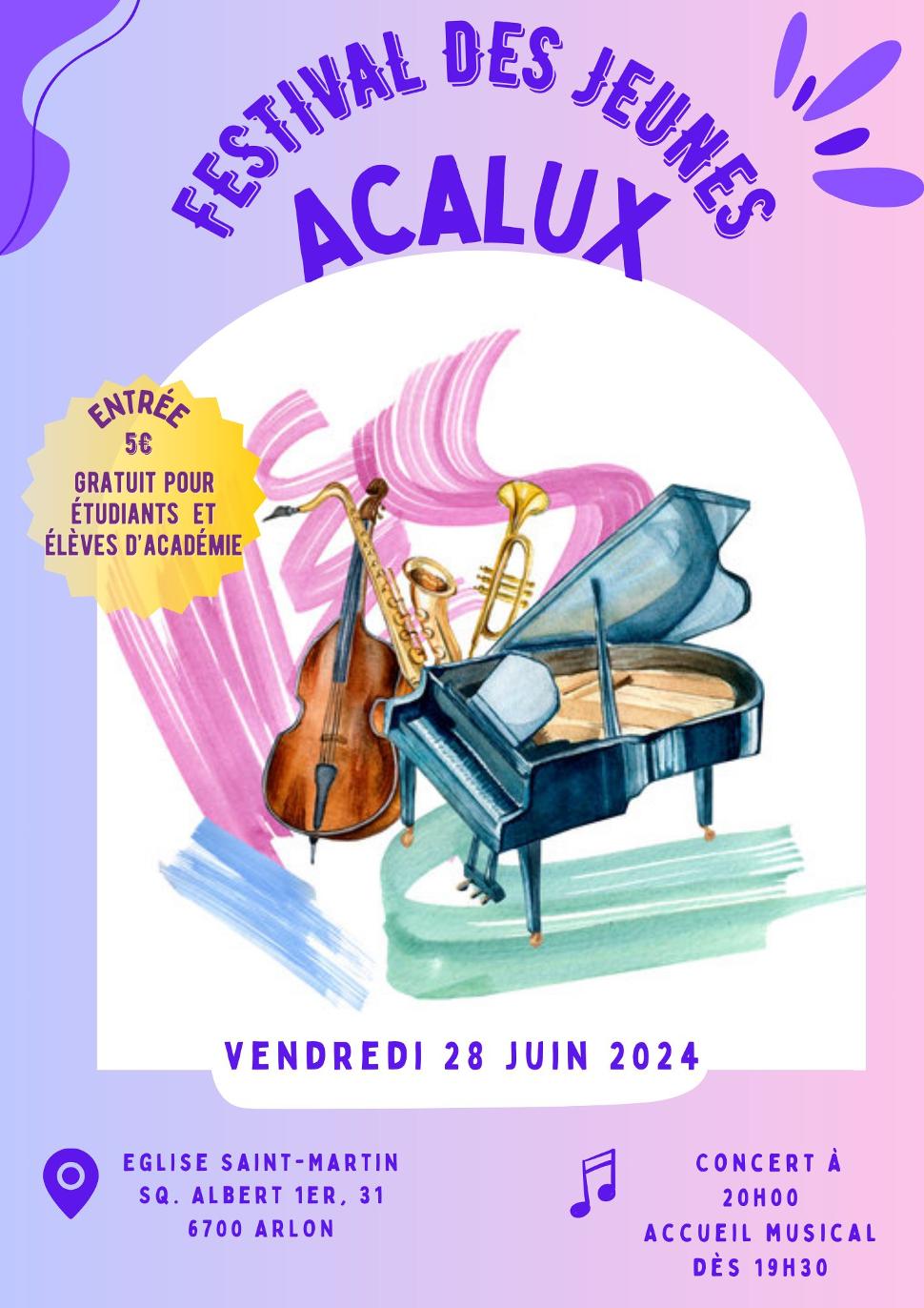 Concert des jeunes talents des Académies de Musique du Luxembourg