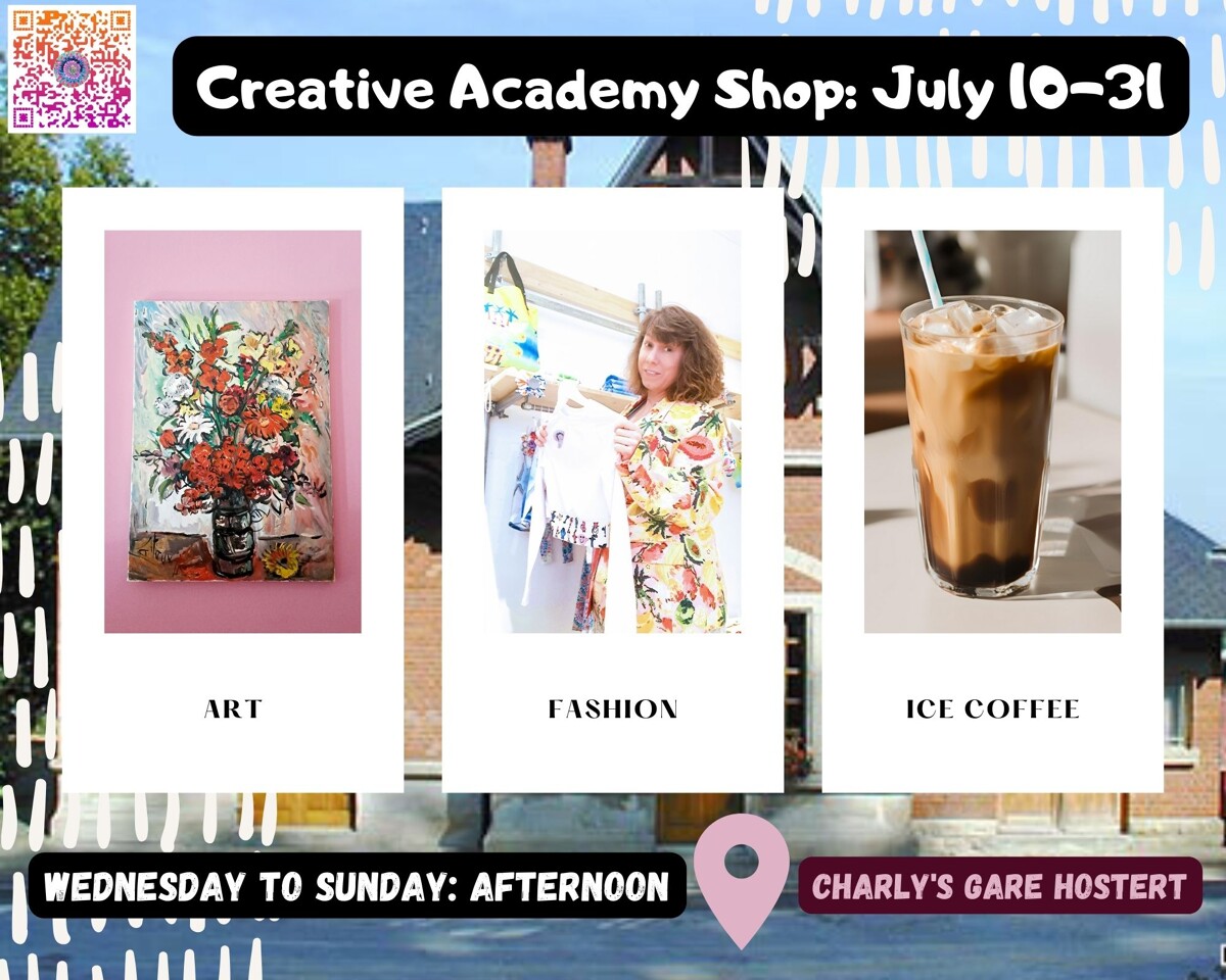 Expo, Boutique Popup et Cafétéria: Creative academy