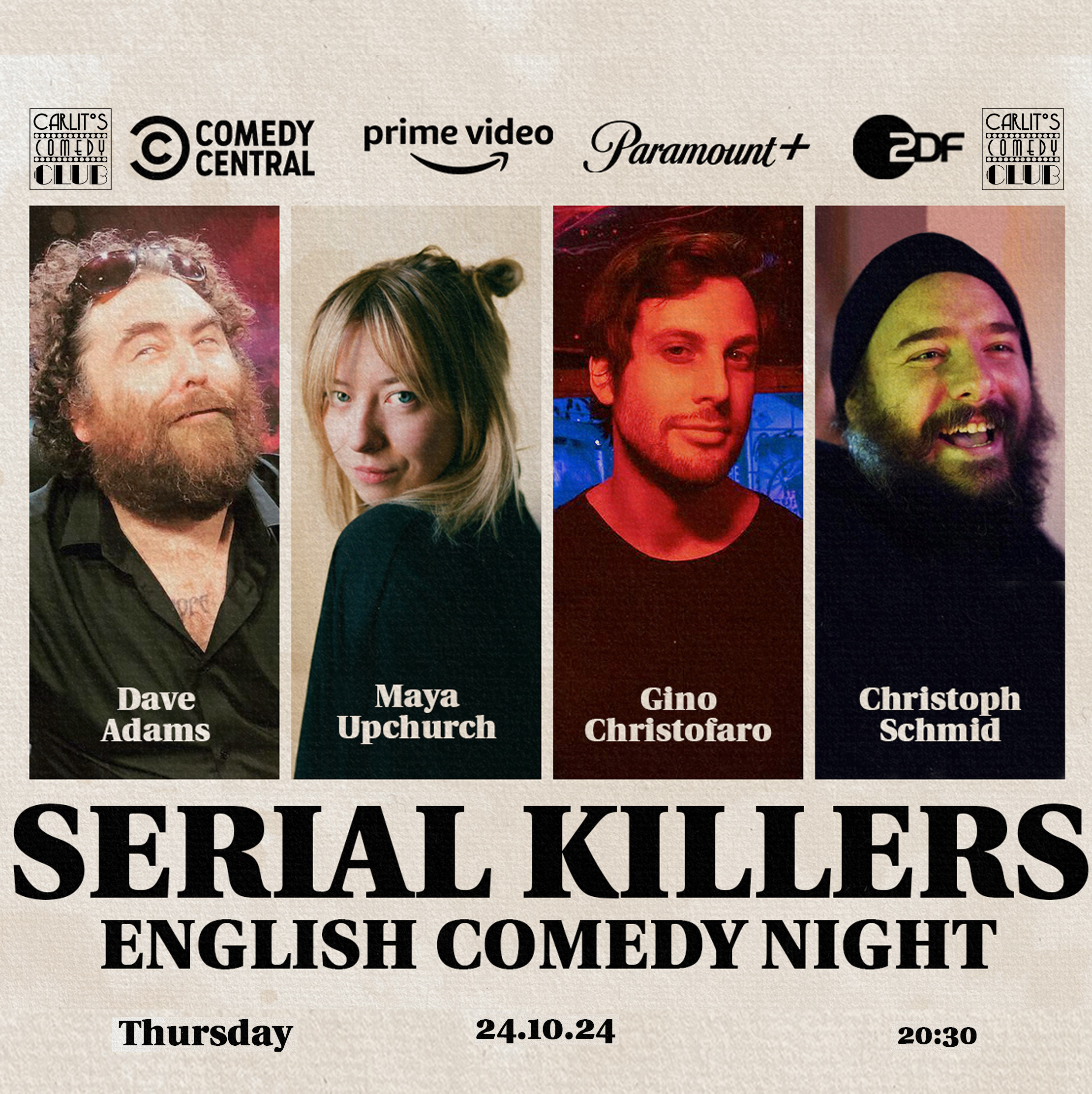 Serial Killers - Comedy Night in English