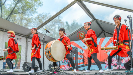 Awa Odori - Traditional Japanese Dance Performance