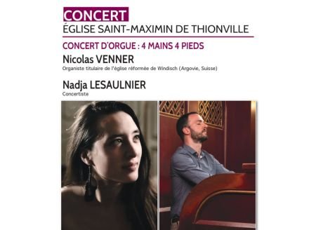 Concert d'orgue : 4 mains, 4 pieds