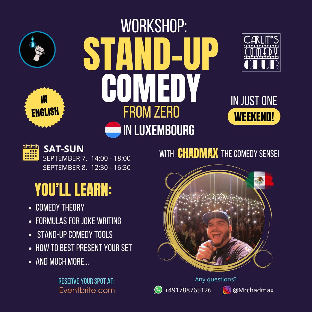 Workshop: Stand-up comedy from zero (day 2)