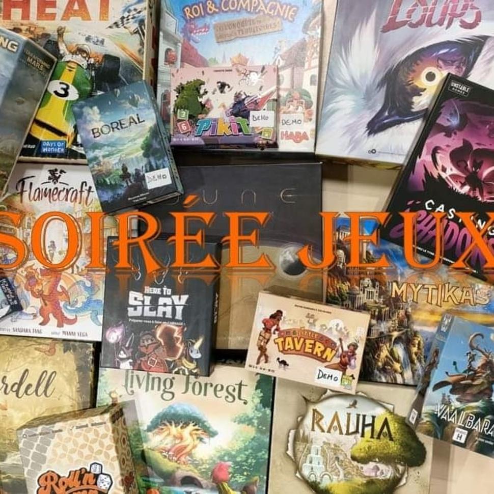 Soirée jeux de société