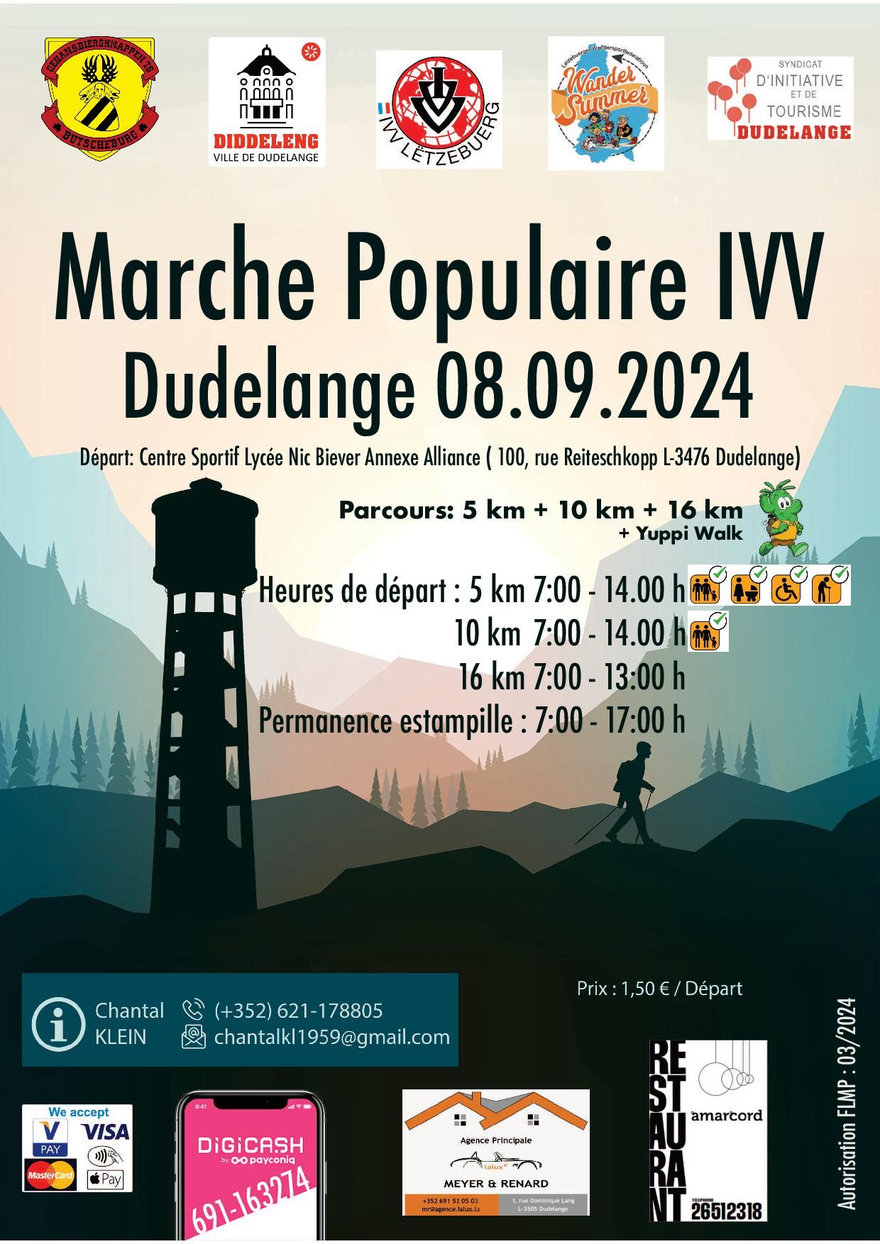 Marche populaire à Dudelange