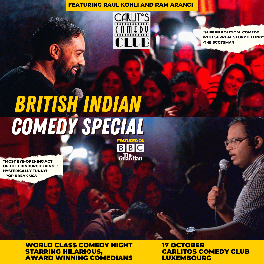 SPÉCIAL COMÉDIE INDIENNE BRITANNIQUE avec RAM ARANGI et RAUL KOHLI