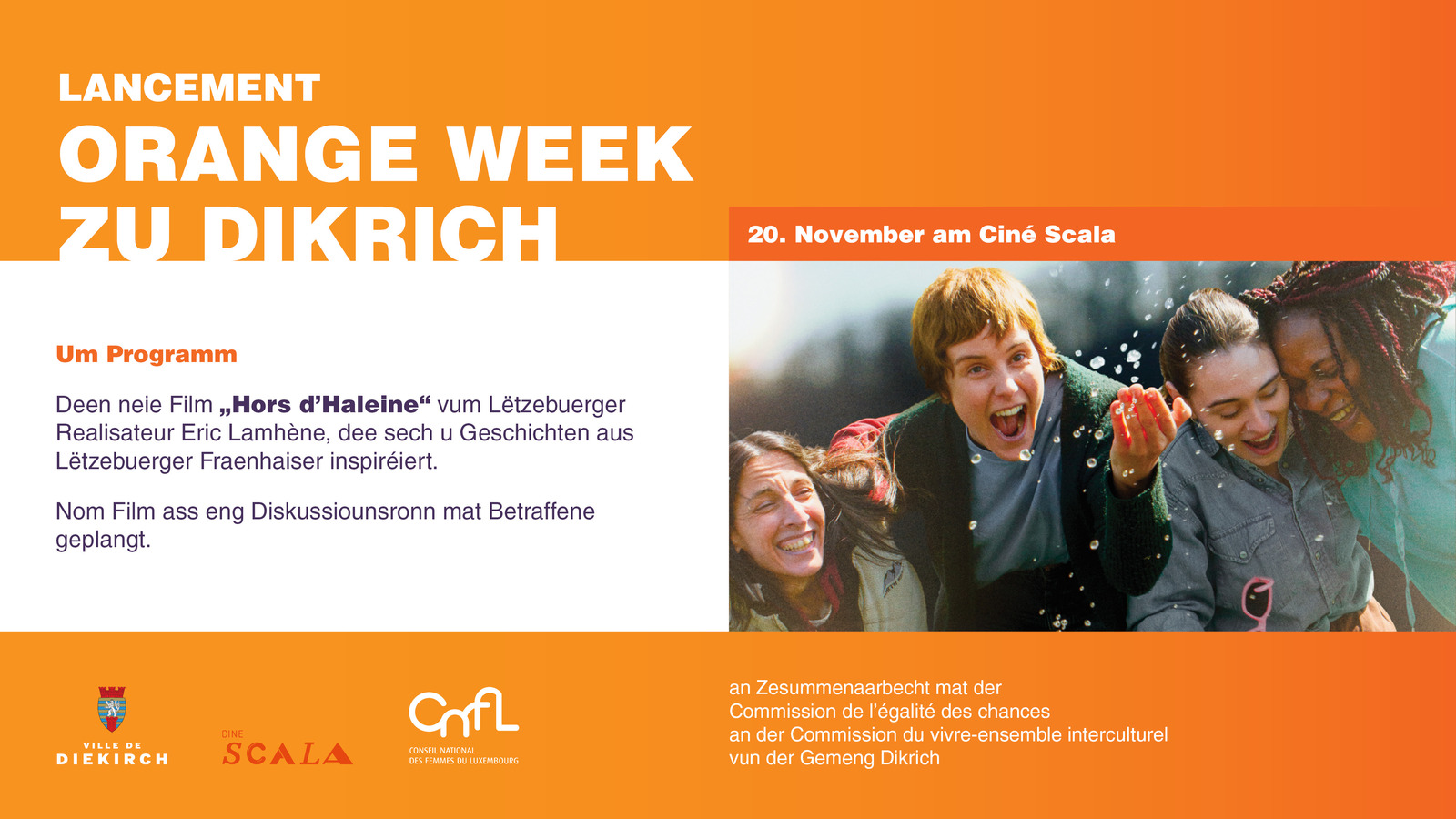 Launch of the Orange Week in Diekirch